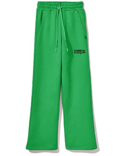 Green Comme Des Fuckdown Pants, Slacks and Chinos for Women | Lyst
