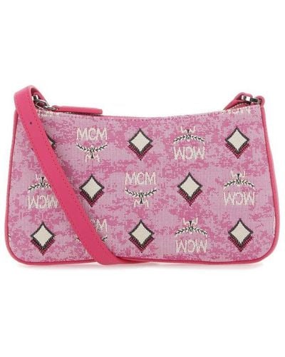 MCM, Bags, Sold Out Beautiful Pink Mcm Sling Bag