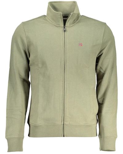 Napapijri Gray Cotton Men Sweater main image 1