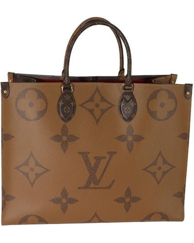 louis vuitton leather tote