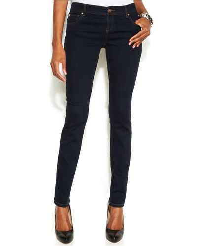 INC International Concepts Curvy-fit Skinny Jeans, Tikglo Wash, Only At Macy's - Blue