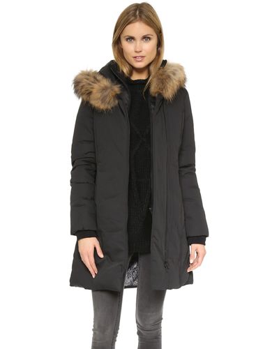 SOIA & KYO Salma Down Coat - Black