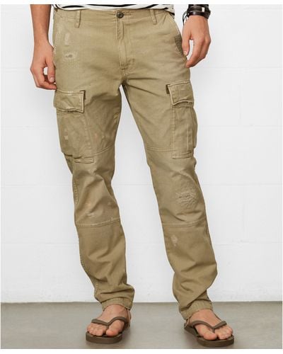 Denim & Supply Ralph Lauren Tapered Cotton Cargo Pants - Green