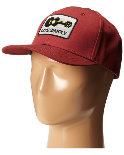 Patagonia Live Simply Guitar Roger That Hat - Red