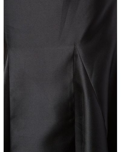 Badgley Mischka Fishtail Maxi Skirt - Black