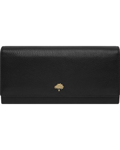 Mulberry Tree Continental Wallet - Black