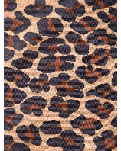 DSquared² Leopard Print Pocket Square - Brown