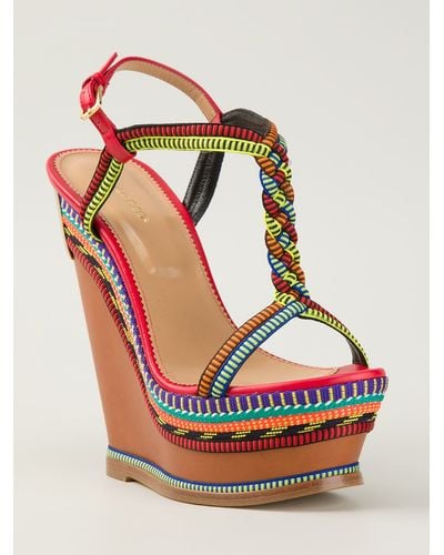 DSquared² Wedge Sandals - Multicolor