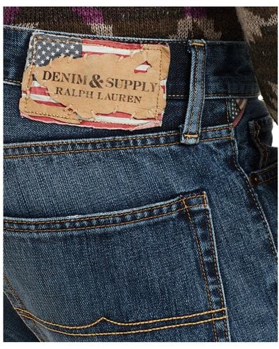 Denim & Supply Ralph Lauren Men's Slouch-fit Jeans - Blue