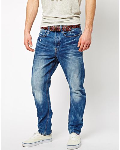 3301 tapered jeans light aged deals