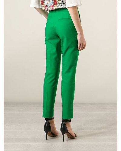 Dolce & Gabbana Cigarette Trousers - Green
