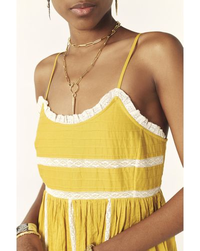 Ba&sh Dress Pensee - Yellow