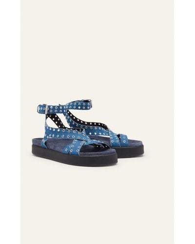 Ba&sh Sandals Catalogna - Blue