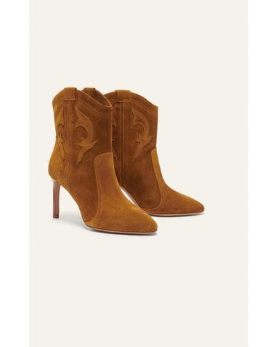 Ba&sh Ankle Boots Caitlin - Brown