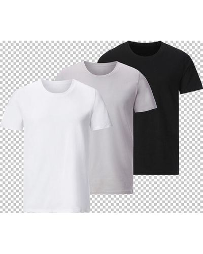 Babista 3Er Pack T-Shirt Stilino Weiß Schwarz Grau Hellgrau Silbergrau