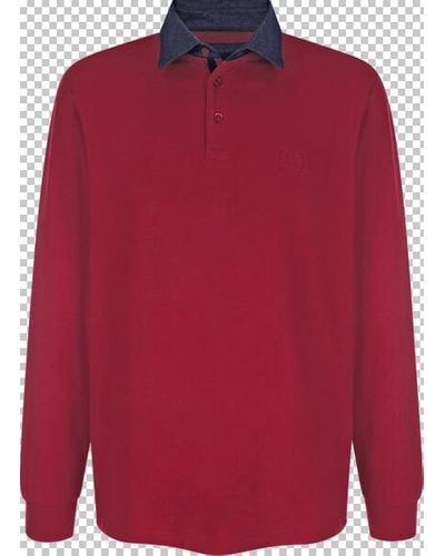 Babista Langarm-Poloshirt Silvetto - Rot