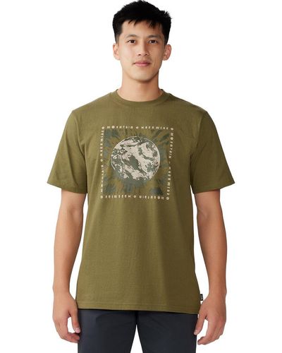 Mountain Hardwear Tie Dye Earth Short-Sleeve T-Shirt - Green