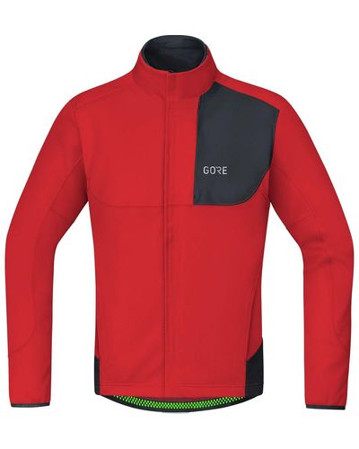 Gore Wear C5 Gore Windstopper Thermo Trail Jacket - Red