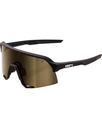 100% S3 Sunglasses Soft Tact - Black