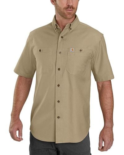 Carhartt Rugged Flex Rigby Short-Sleeve Work Shirt - Green