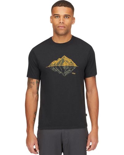 Rab Crimp Reflection T-Shirt - Black