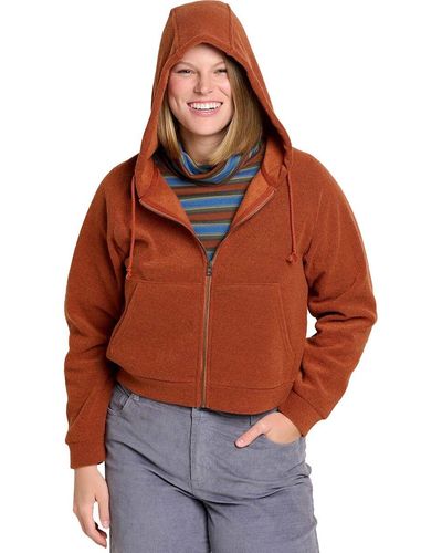 Toad&Co Whitney Terry Zip Hoodie - Brown