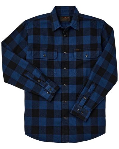 Filson Field Flannel Shirt - Blue