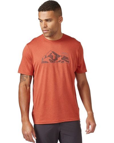 Rab Mantle Mountain T-Shirt - Red
