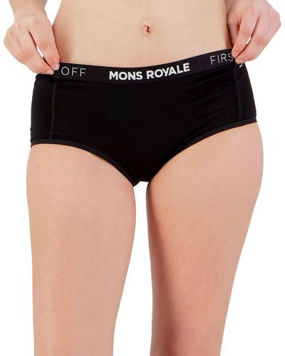 Mons Royale Sylvia Boyleg Underwear - Black