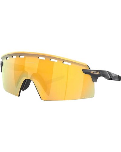 Oakley Encoder Strike Vented Prizm Sunglasses Mattecrbn W/Prizm 24K - Yellow