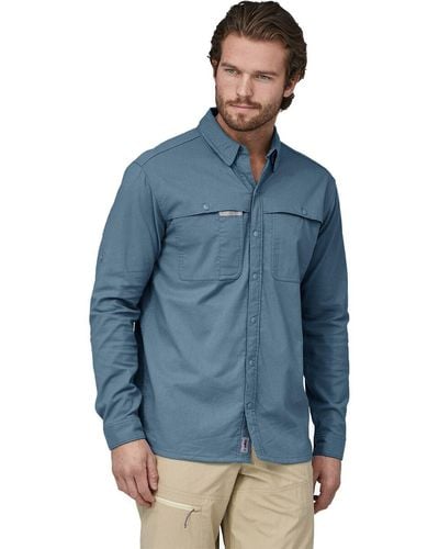 Patagonia Early Rise Stretch Long-Sleeve Shirt - Blue
