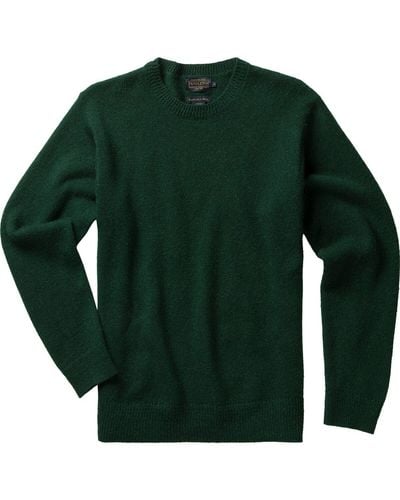 Pendleton Shetland Crew Sweater - Green