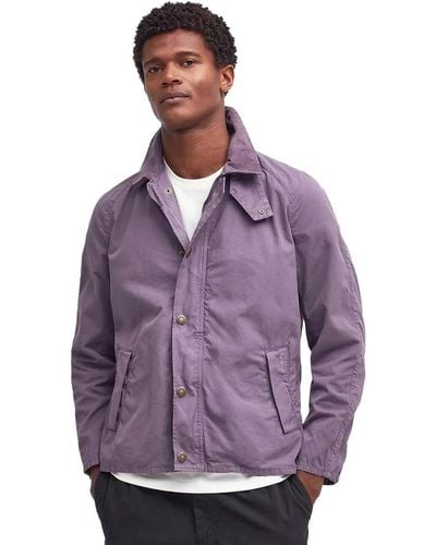 Barbour Tracker Casual Jacket - Purple