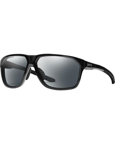Smith Leadout Pivlock Polarized Sunglasses/Photochromic Clear To - Black