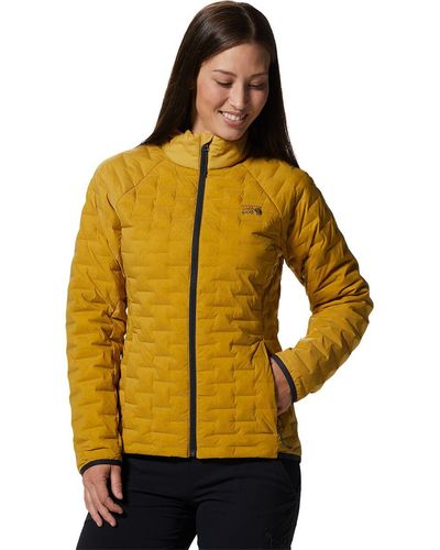 Mountain Hardwear Stretchdown Light Jacket - Yellow