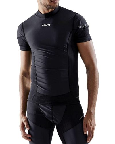 C.r.a.f.t Active Extreme X Wind Short-Sleeve Baselayer - Black