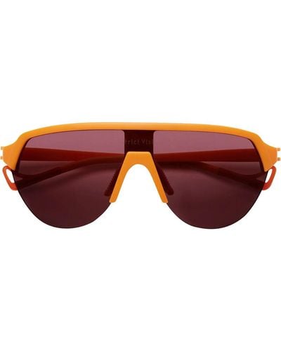 District Vision Nagata Speed Blade Sunglasses - Red