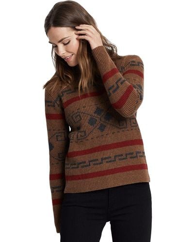 Pendleton Westerley Crewneck Sweater - Brown