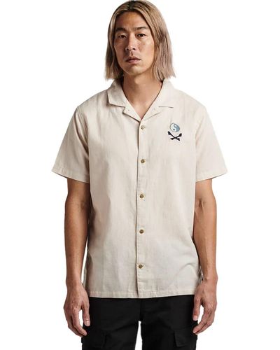 Roark Gonzo Camp Collar Shirt - Natural