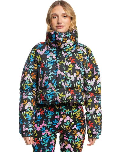 Roxy X Rowley Short Puffer Jacket - Multicolor