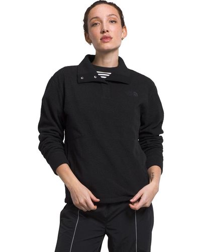 The North Face Pali Pile Fleece 1/4 Snap Pullover - Black
