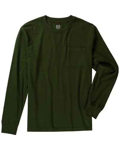 Topo Dirt Pocket Long-Sleeve T-Shirt - Green