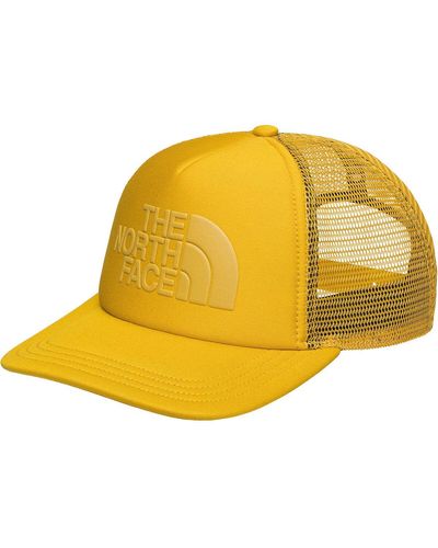 The North Face Logo Trucker Hat Arrowwood - Yellow