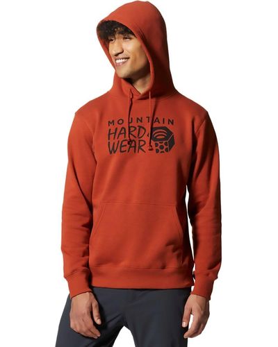 Mountain Hardwear Mhw Logo Pullover Hoodie - Red