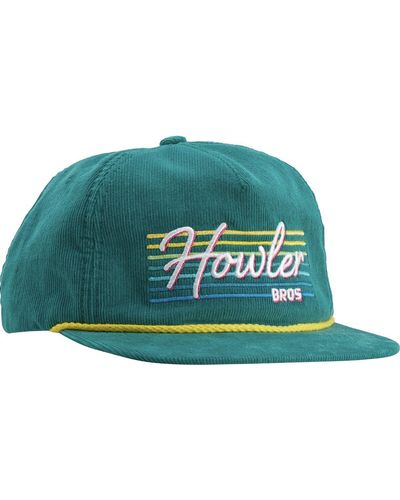 Howler Brothers Beach Club Unstructured Snapback Hat - Green