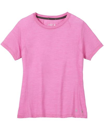 Smartwool Merino Sport Ultralite Short-Sleeve Shirt - Pink