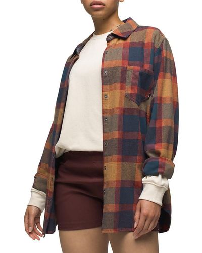Prana Golden Canyon Flannel - Brown