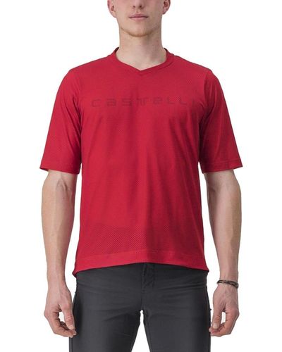 Castelli Trail Tech 2 T-Shirt - Red