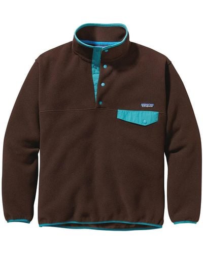 Patagonia Synchilla Snap-T Fleece Pullover - Brown