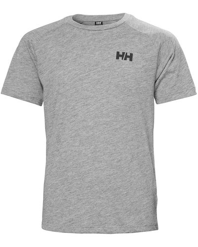 Helly Hansen Loen Tech Short-Sleeve T-Shirt - Gray